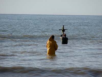 Herdenking op zee gebleven Bredenaars